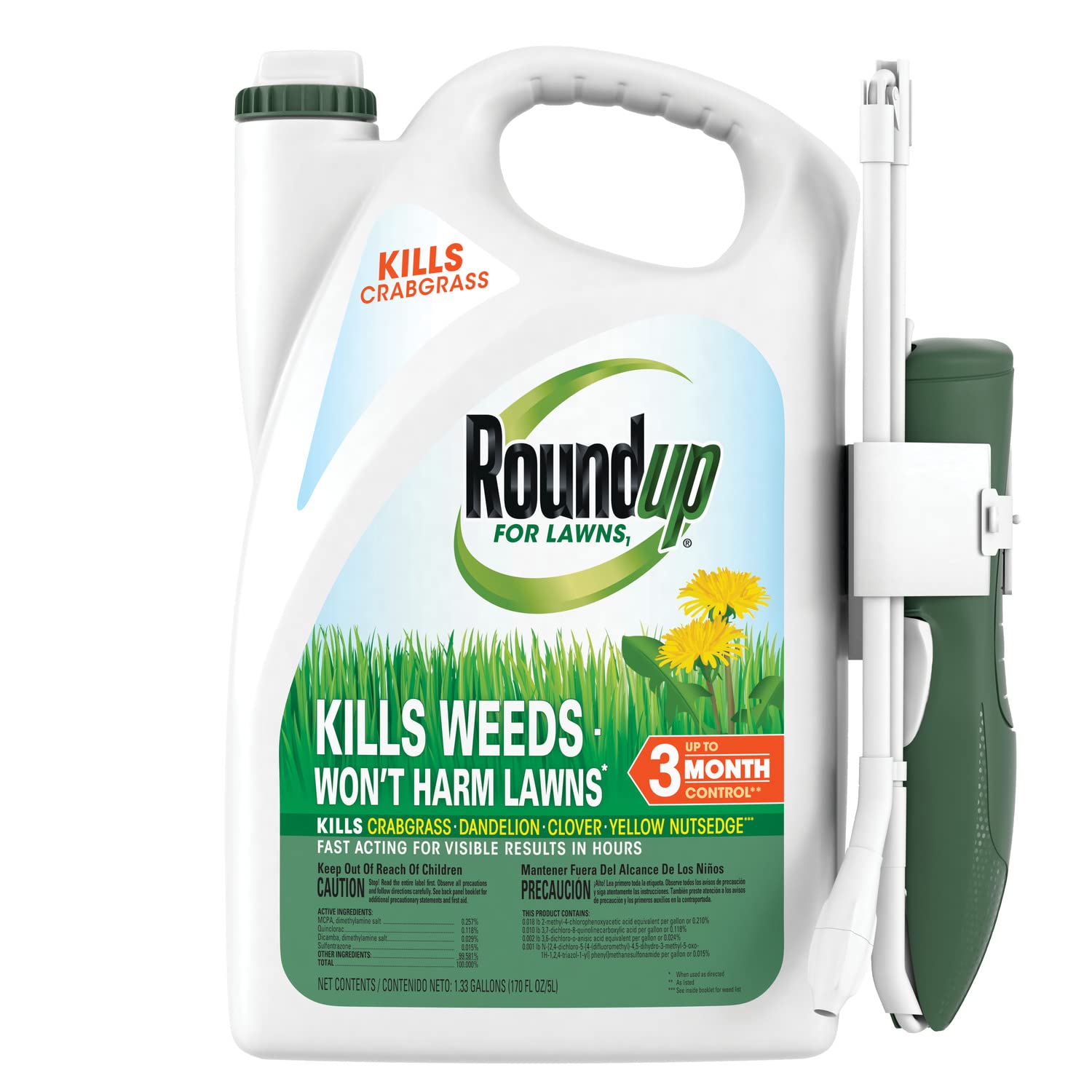 Roundup for Lawns1 with Extend Wand, 1.33 gal.
