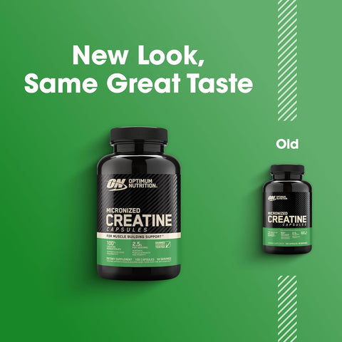 Optimum Nutrition Micronized Creatine Monohydrate Capsules, 100 Ct