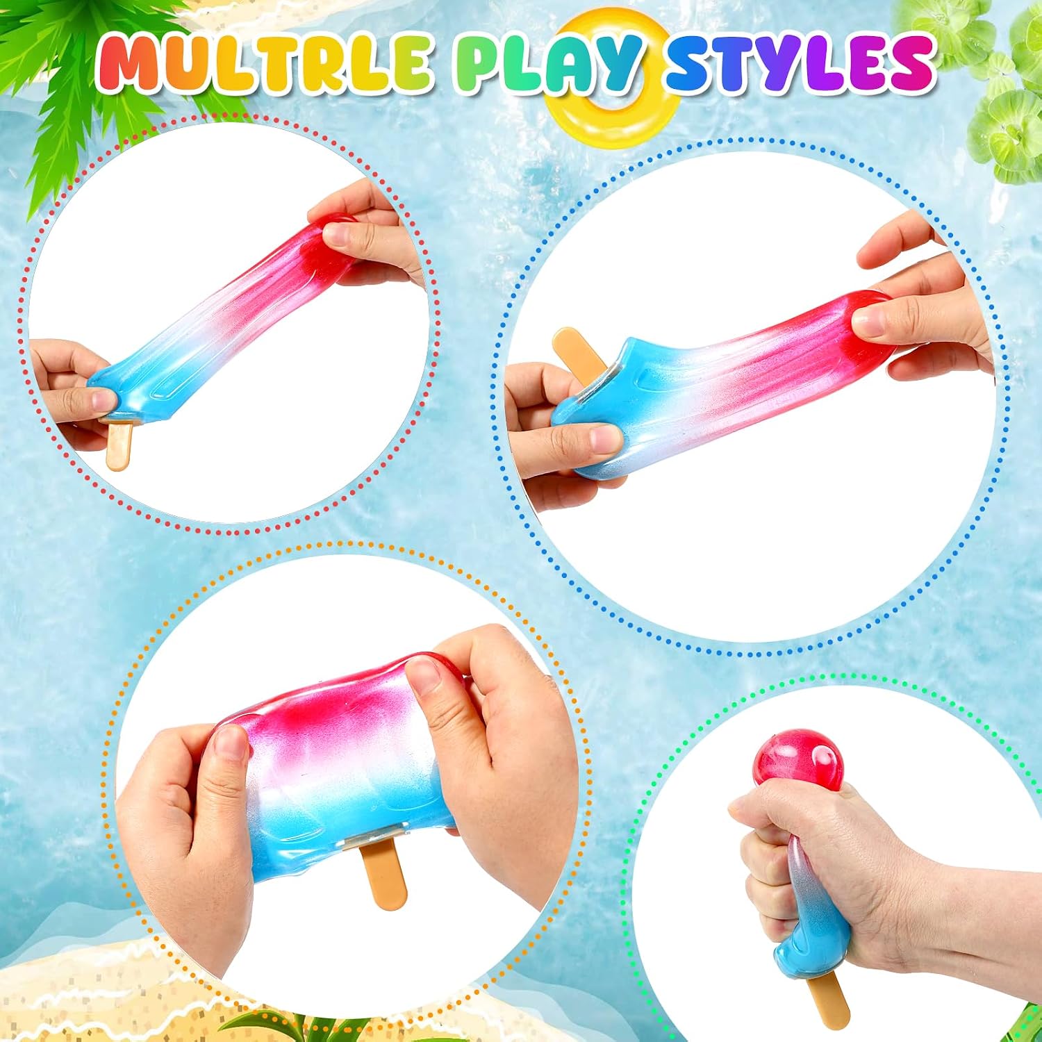 Popsicle Squishy Sugar Ice Cream Squishies Squeeze Toys