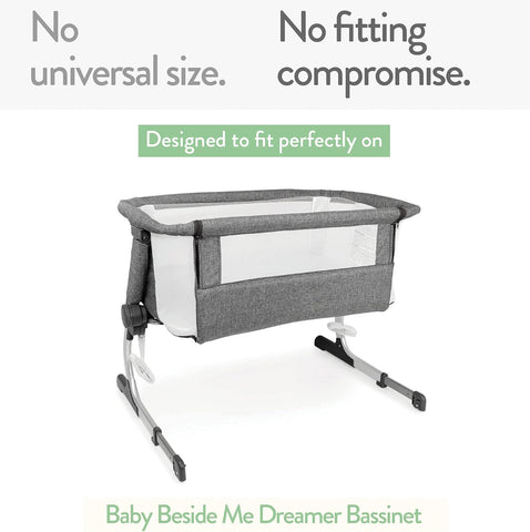Joey + Joan Bassinet Fitted Sheets 33x20 for Baby Beside Dreamer Bassinet & Bedside Sleeper – Buttery Soft 100% Cotton – Light + Dark Sage Green – 2 Pack