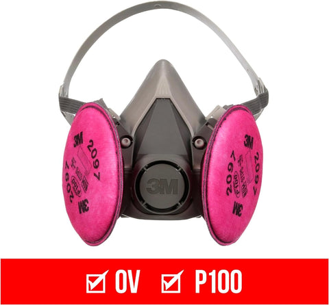 3M P100 Performance Mold & Lead Paint Removal Respirator, Medium