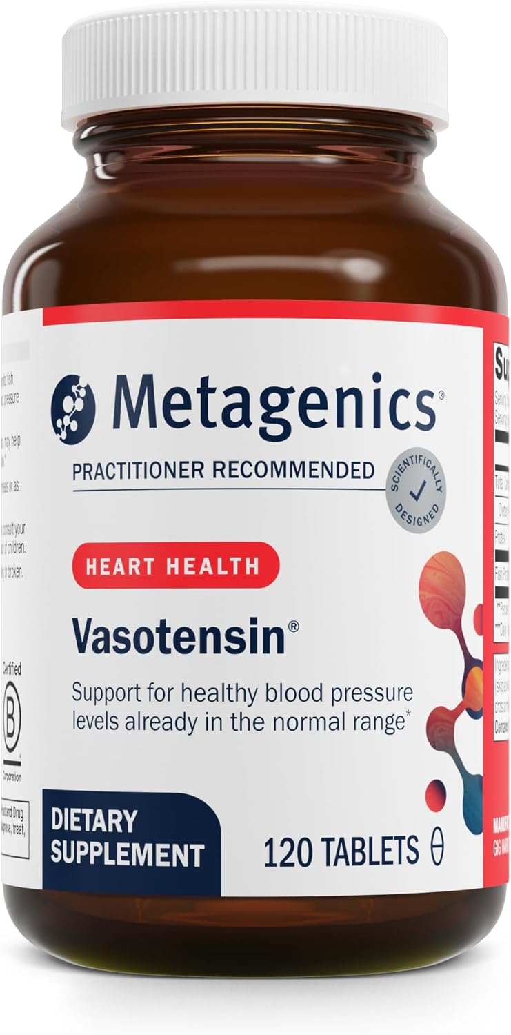 Metagenics Vasotensin Bonito Peptide Supplement, 120 Tablets