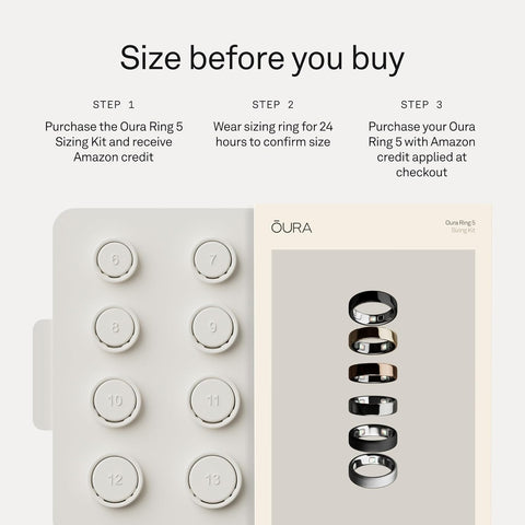 OURA Ring 5 Sizing Kit - Size Before You Buy Ring 5