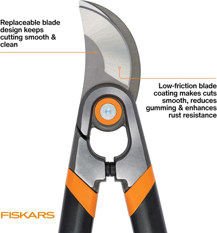 Fiskars 30" Forged Garden Bypass Loppers, 2" Cut Capacity Tree Trimmer