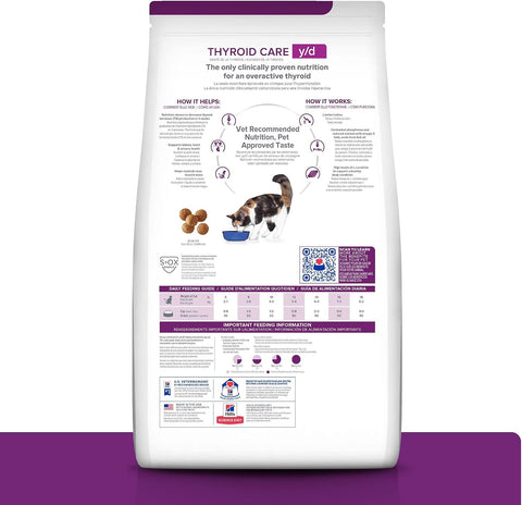 Hill's Prescription Diet y/d Thyroid Care Dry Cat Food