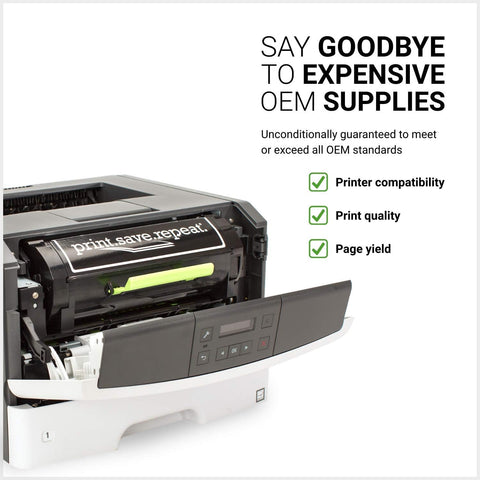 Print.Save.Repeat. Lexmark B341H00 High Yield Remanufactured Toner Cartridge for B3340, B3442, MB3442 Laser Printer [3,000 Pages]