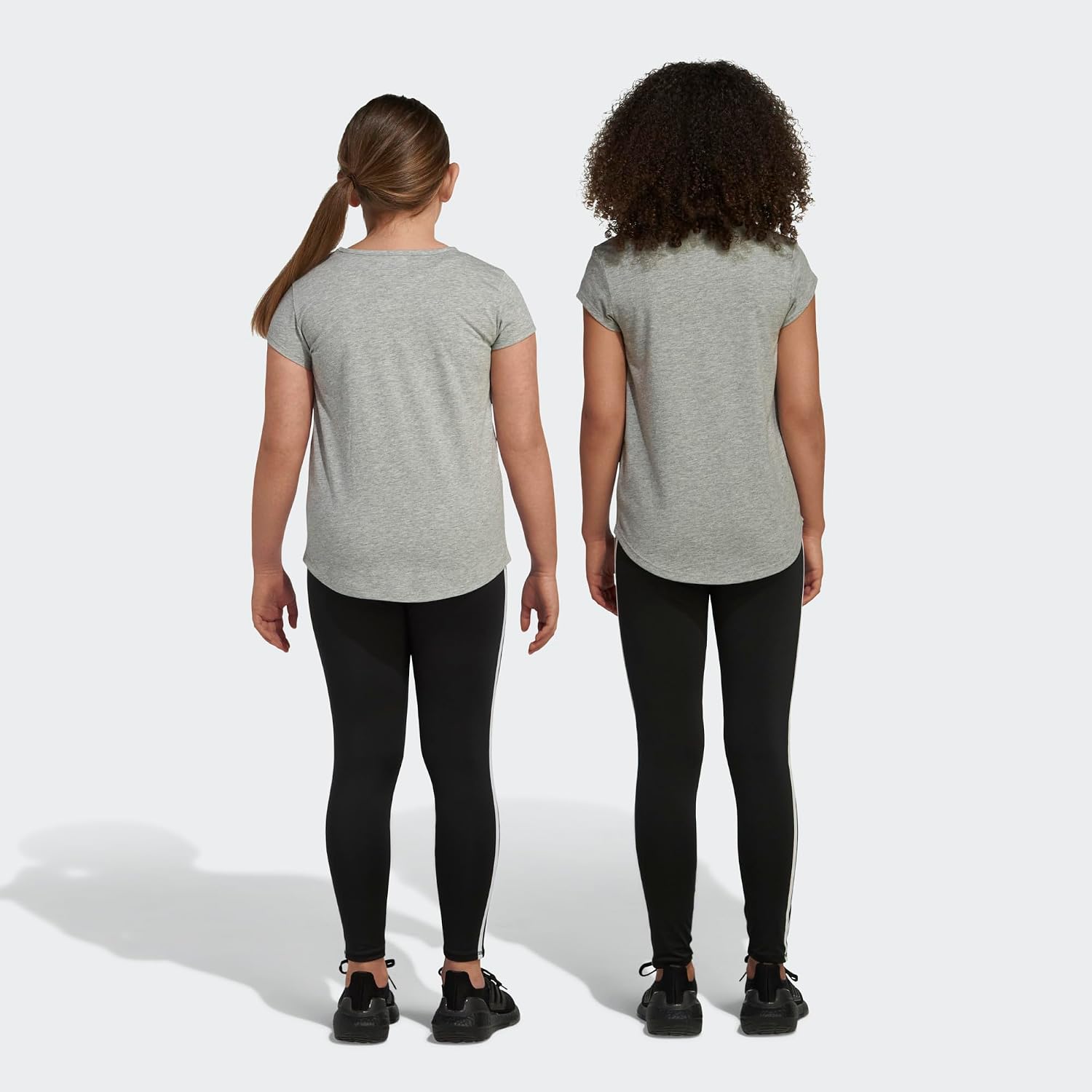 adidas Girls' Short Sleeve Scoop Neck Tee T-Shirt