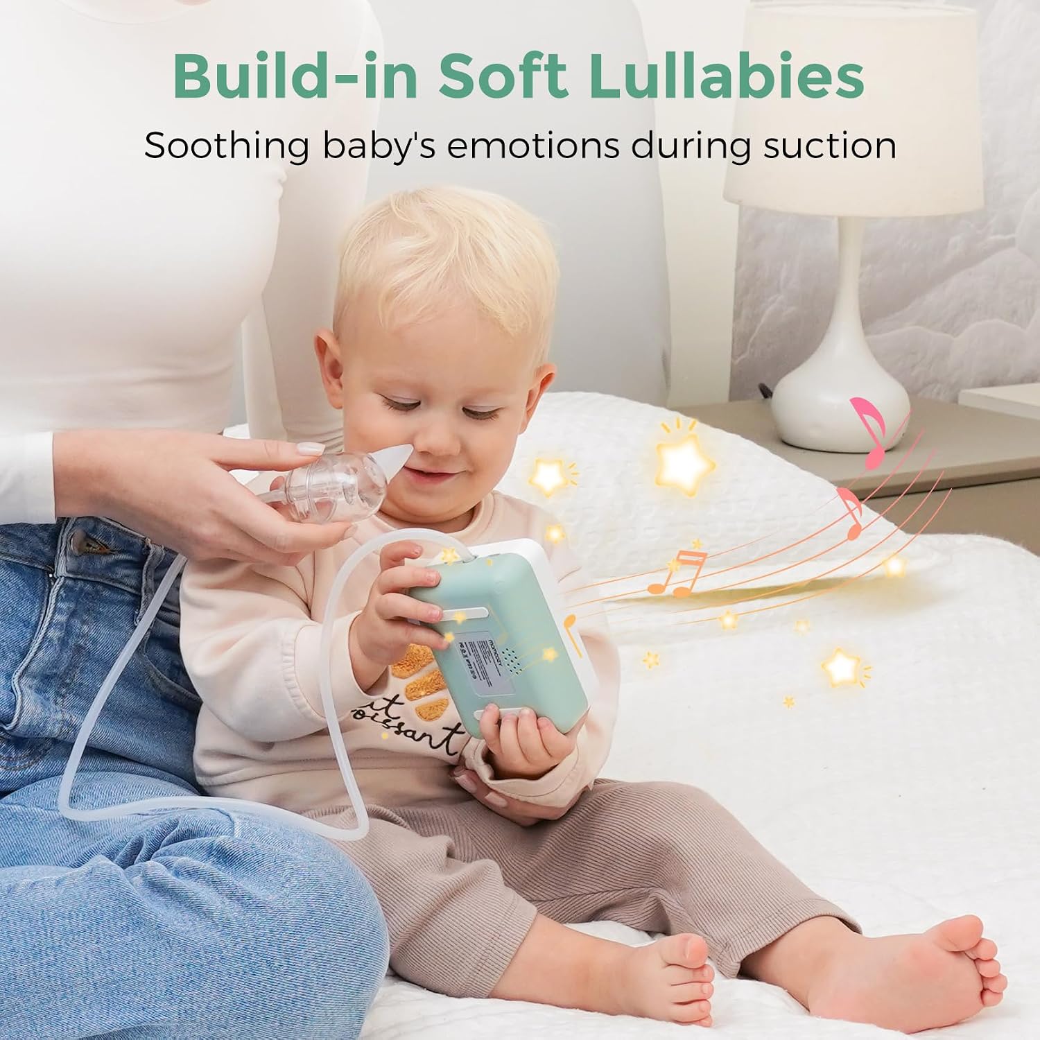 Momcozy Nasal Aspirator for Baby, 【Hospital-Grade】 70 KPa, 9 Levels