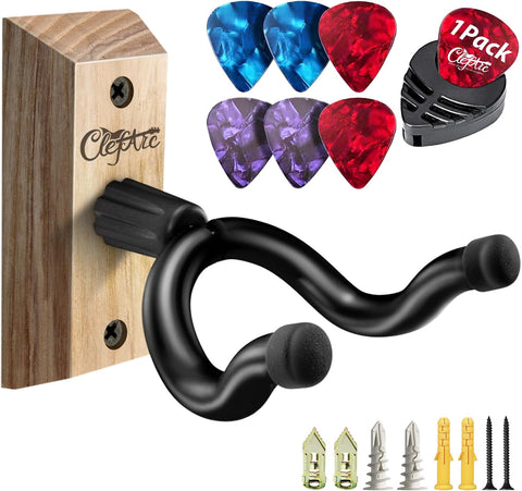 Guitar Wall Hanger 1 Pack U-Shaped Ashwood Mount