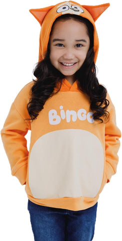 Bluey Matching Family Cosplay Fleece Hooded Sweatshirt