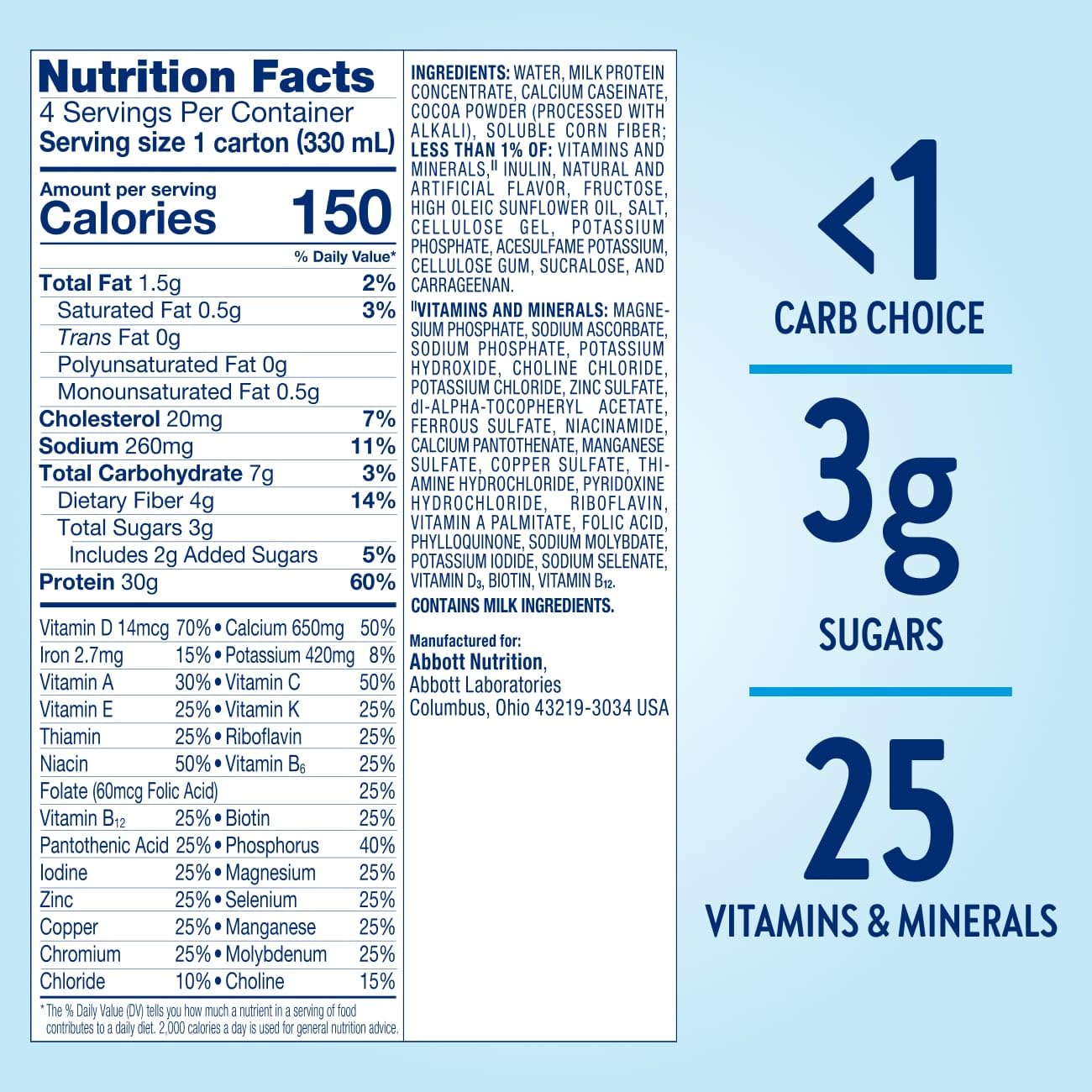 Glucerna Protein Smart Nutrition Shake to Support Blood Sugar Management