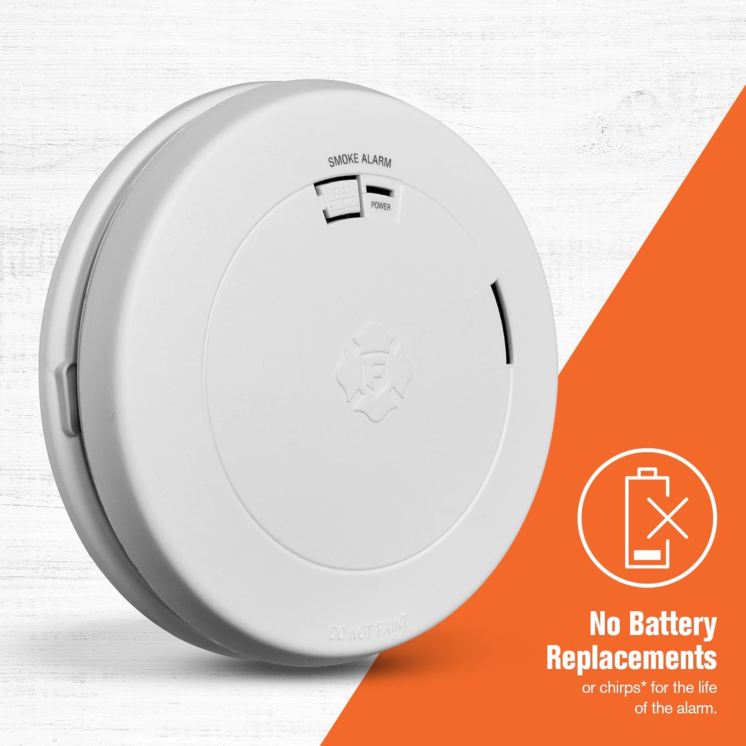 First Alert 10-Year Battery Smoke Alarm Slim Profile