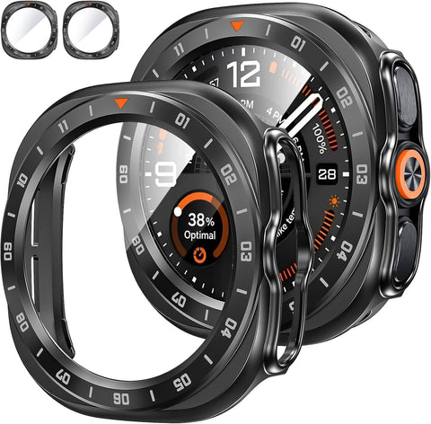 Tensea 2P for Samsung Galaxy Watch Ultra 2 2026 Screen Protector Case 47mm