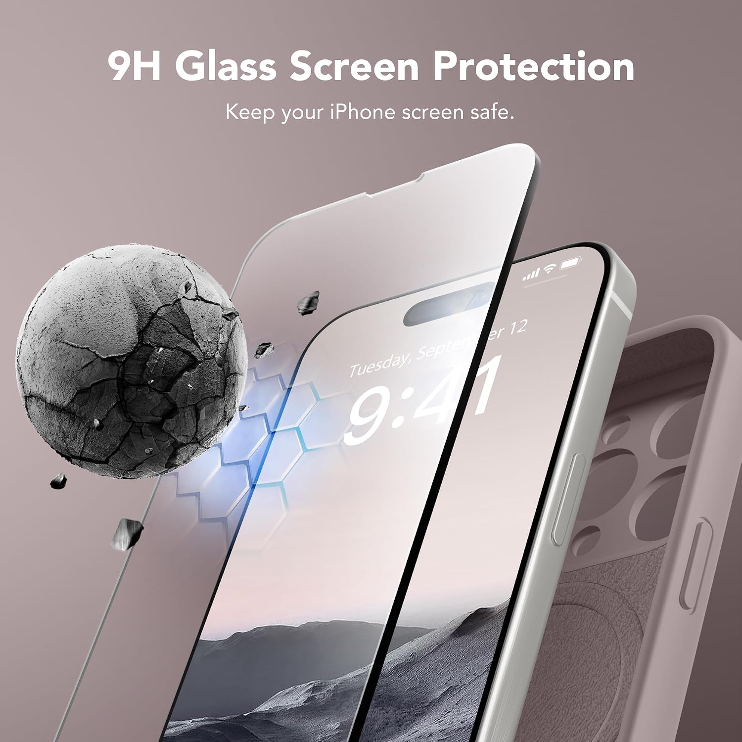 Magnetic for iPhone 14 Pro Max Case Silicone Hazel