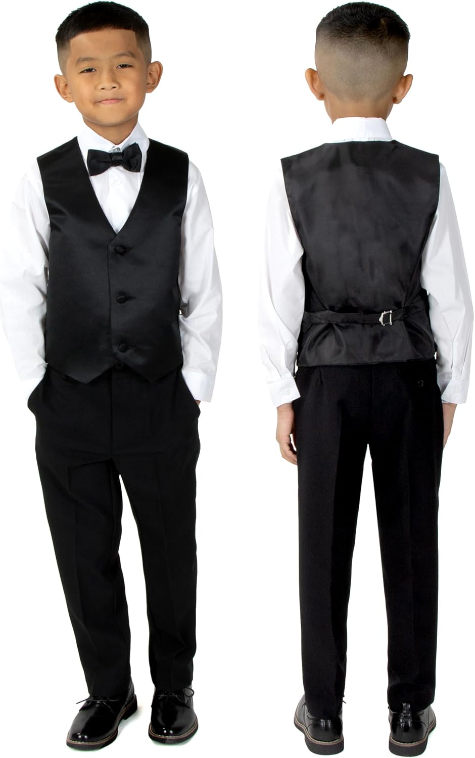 Spring Notion Boys' Classic Fit Tuxedo Suit Set, No Tail