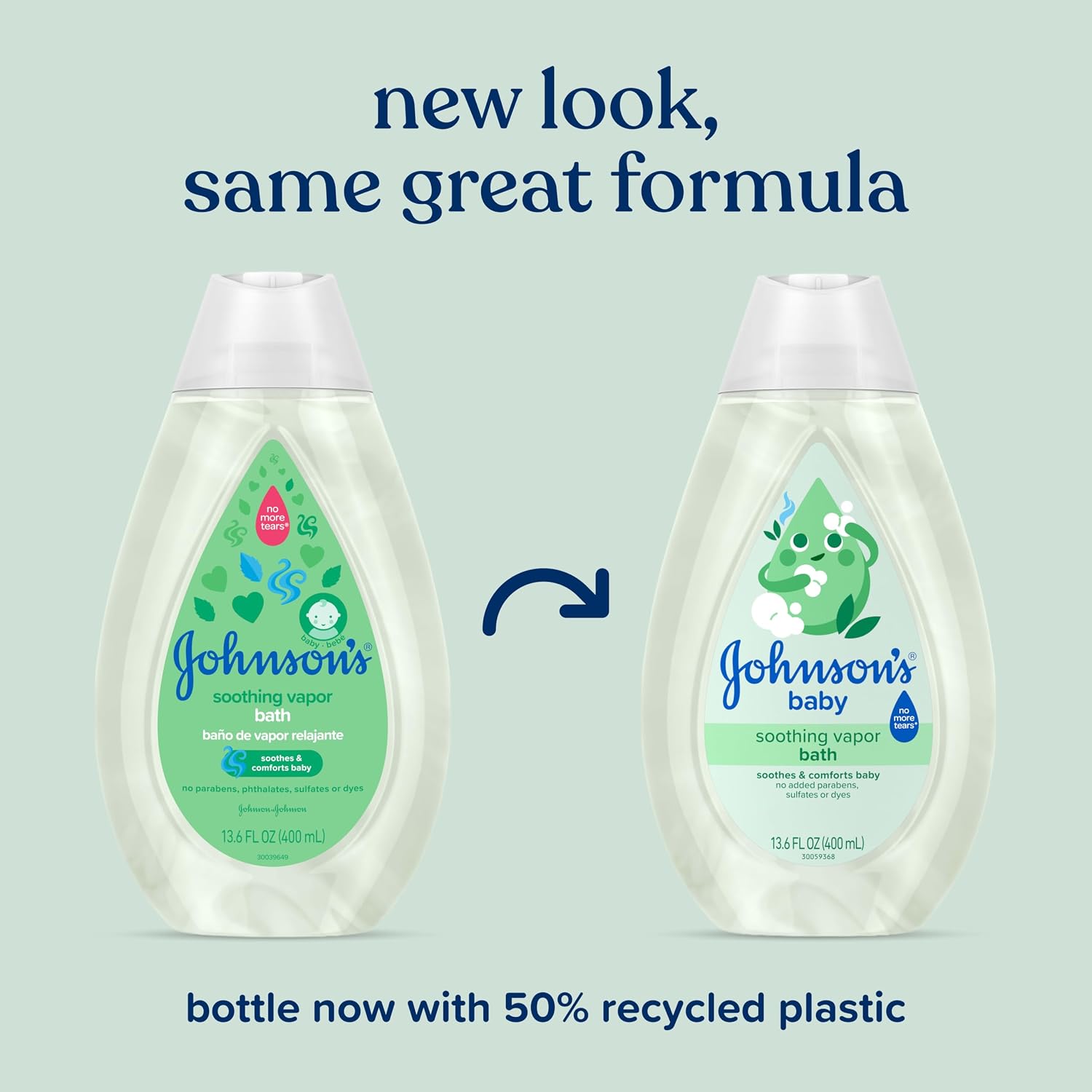 Johnson's Baby Soothing Vapor Bath, Calming Aromas, 13.6 fl. oz