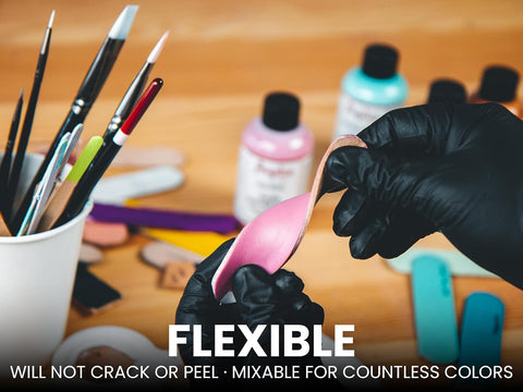 Angelus Acrylic Leather Paint, 1 Fl Oz, Black - Professional Flexible, Crack, Scratch, Peel Resistant Leather Paint for Shoes, Sneakers, Canvas, Furniture and Other Leather Projects