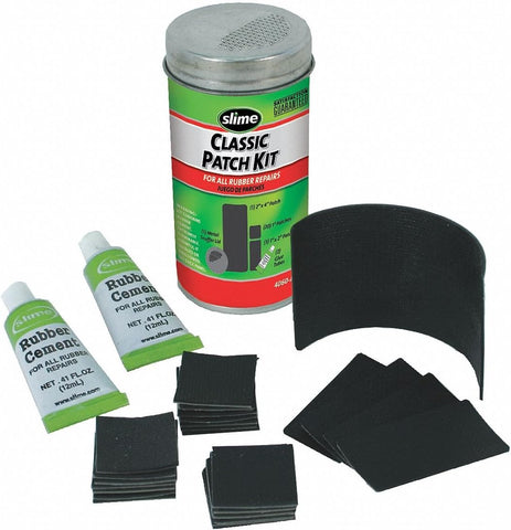 Slime 20189 Tire Repair Kit, Rubber Patches, Classic, 27 Pieces