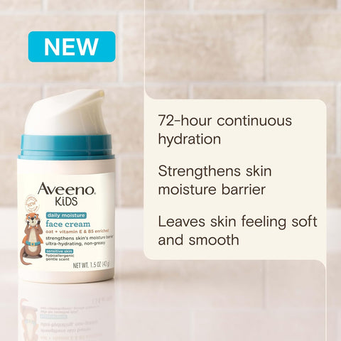 Aveeno Kids Daily Moisture Face Cream, 1.5 oz