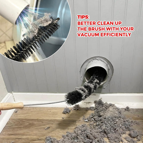Holikme Dryer Vent Cleaner Kit, 3 Pcs Replacement Lint Brush for Vent Trap