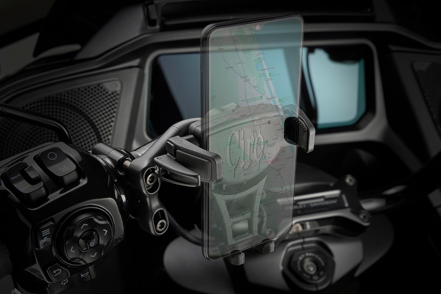 CIRO Constrictor™ Phone Holder with Offset Perch Mount (Black)