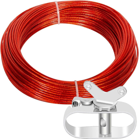 164 FT Swimming Pool Cover Cable and Ratchet Winch Kit