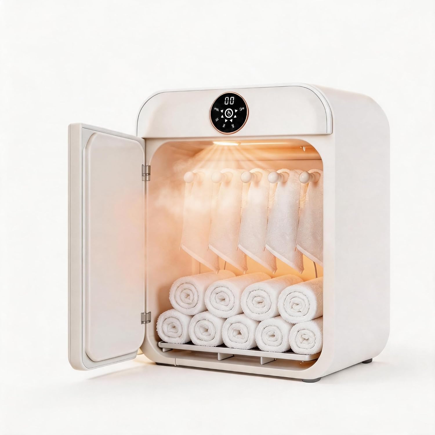 Ormos Portable Underwear Dryer，170W motor saves energy, 2 heat settings reduce shrinkage, dries fast, wall or counter, great for small homes, camping, busy days.