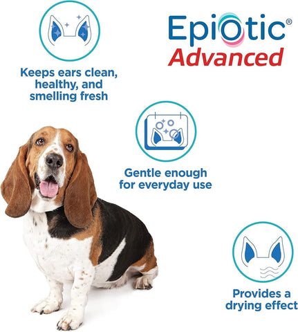 Epiotic Advanced Ear Cleanser|Gentle Ear Cleanser for Dogs and Cats
