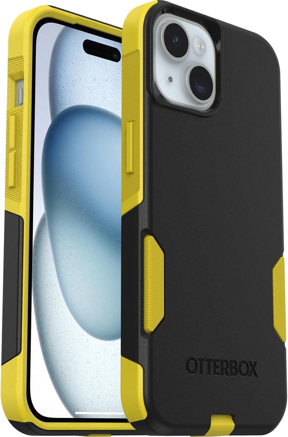 OtterBox iPhone 14 & iPhone 13 (Only) - Commuter Series Case - Night (Black & Yellow) - Slim & Tough - Pocket-Friendly - with Port Protection - Non-Retail Packaging