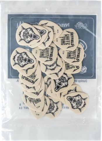 Jim Dunlop Hetfield's White Fang™ Custom Flow® Pick 1.14MM - 24 Pack