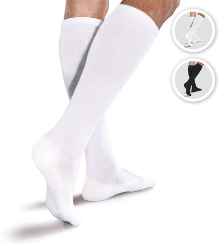 Core-Spun Cushioned 15-20mmHg Mild Graduated Compression Support Knee High Socks