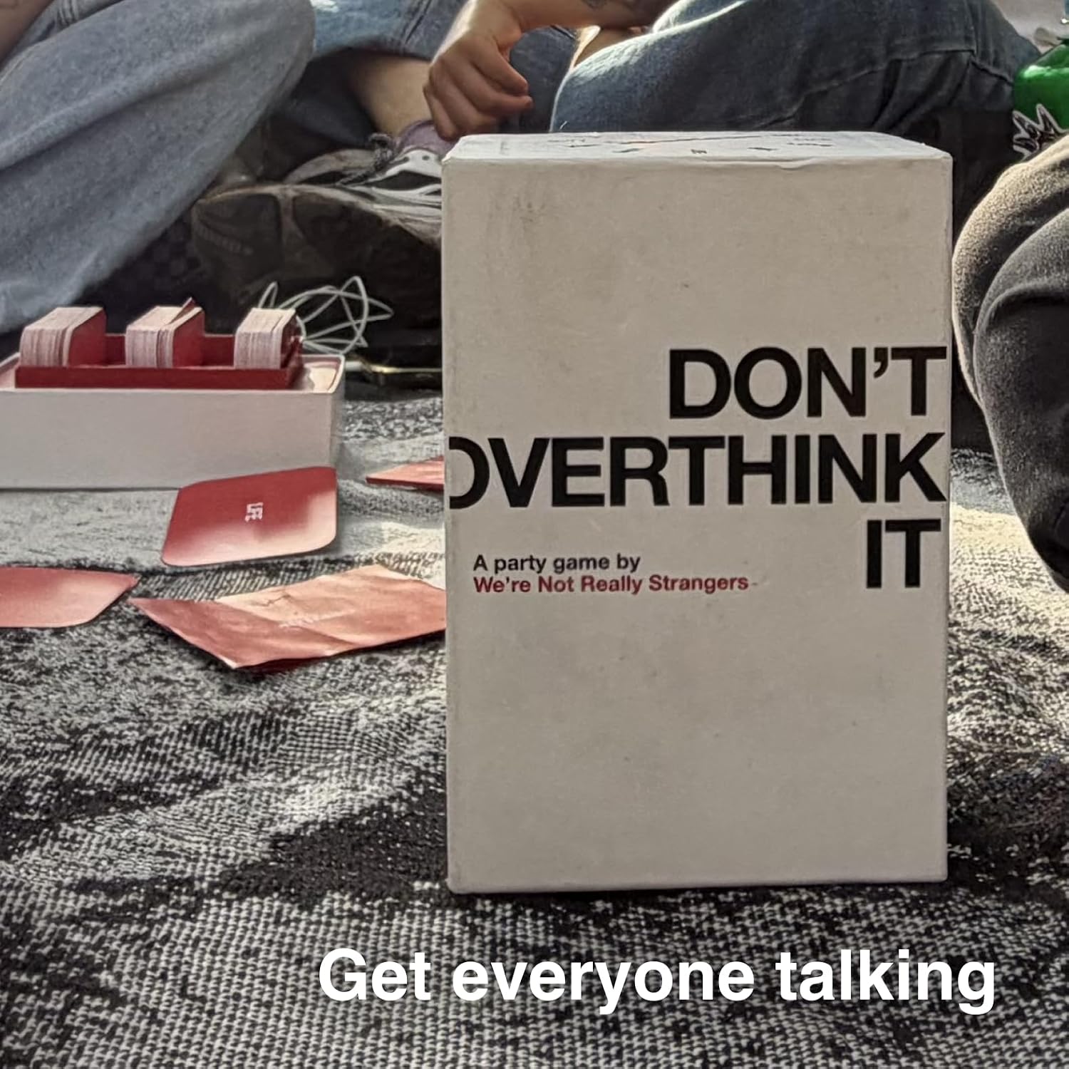 Don't Overthink It Conversation Card Game by We’re Not Really Strangers