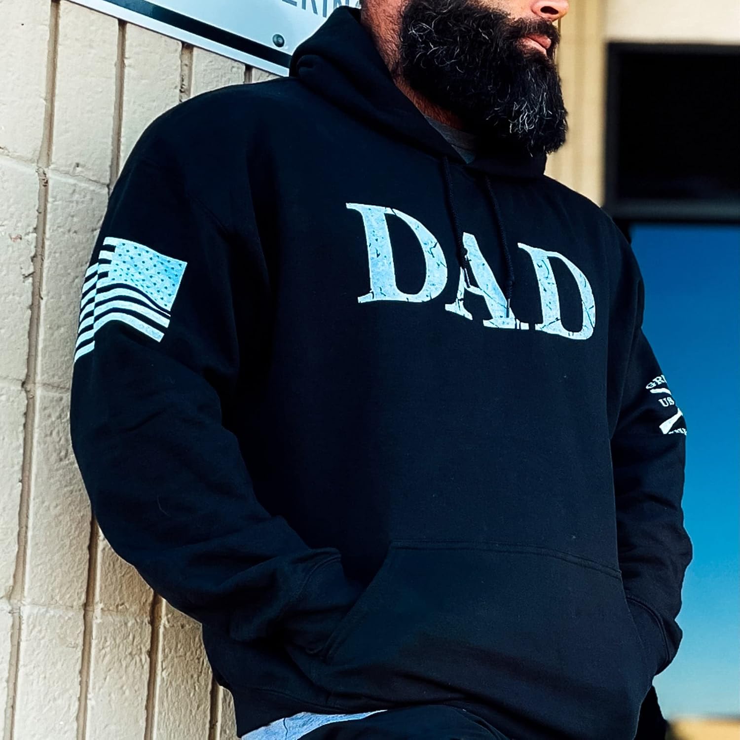 Men's Graphic Dad Defined Hoodie XLarge
