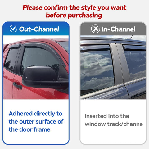 Window Visors Rain Guards for 1998 1999 2000 2001 2002 Honda Accord Sedan