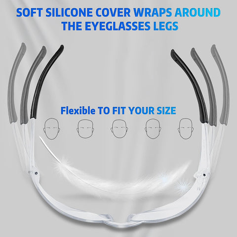 Salfboy Ansi Z87.1 Certified Safety Glasses, Bulk Protection Glasses