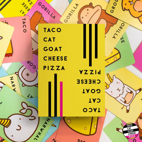 Taco Cat Goat Cheese Pizza Card Game by Taco Cat Games, Age 7+, 2-8 Players