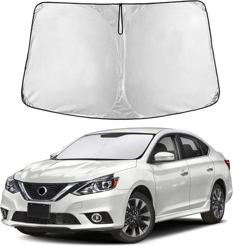 EcoNour Windshield Sunshade Compatible for Nissan Sentra 2013-2018 2019