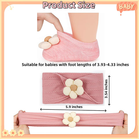 Baby Flower Headband and Socks: Cute Headband and Socks Sets