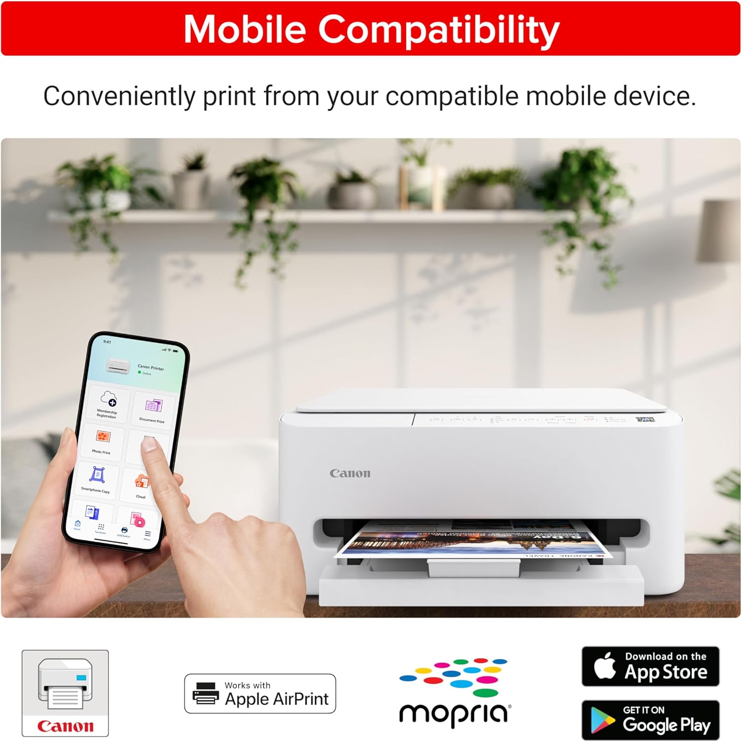 Canon PIXMA TS4320 – Wireless Color Inkjet Printer with Print, Copy, Scan