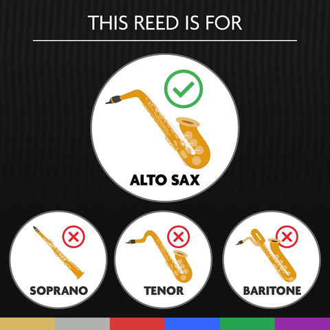 Légère Reeds - Alto Saxophone Reed, Classic, Strength 3.50 (AS3.50) - Easy-playing, Durable, Synthetic Student Saxophone Reed