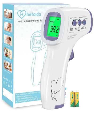 Digital Thermometer for Adults and Kids, No Touch Forehead Thermometer