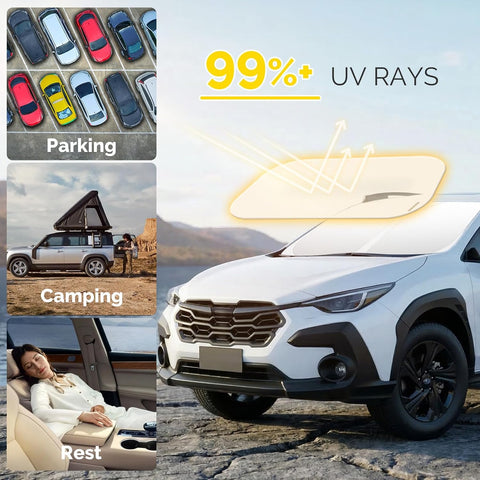Windshield Sun Shade Compatible with 2018-2026 Subaru Crosstrek Sun Shade