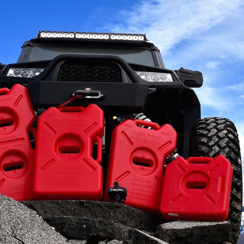 RotopaX - 2 Gallon Gasoline Pack, GEN 2 - Leakproof Fuel Container, Red