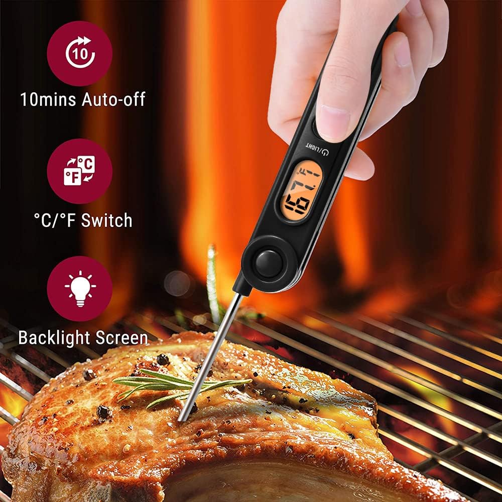TempPro TempSwift Digital Meat Thermometer with Temperature Indicator