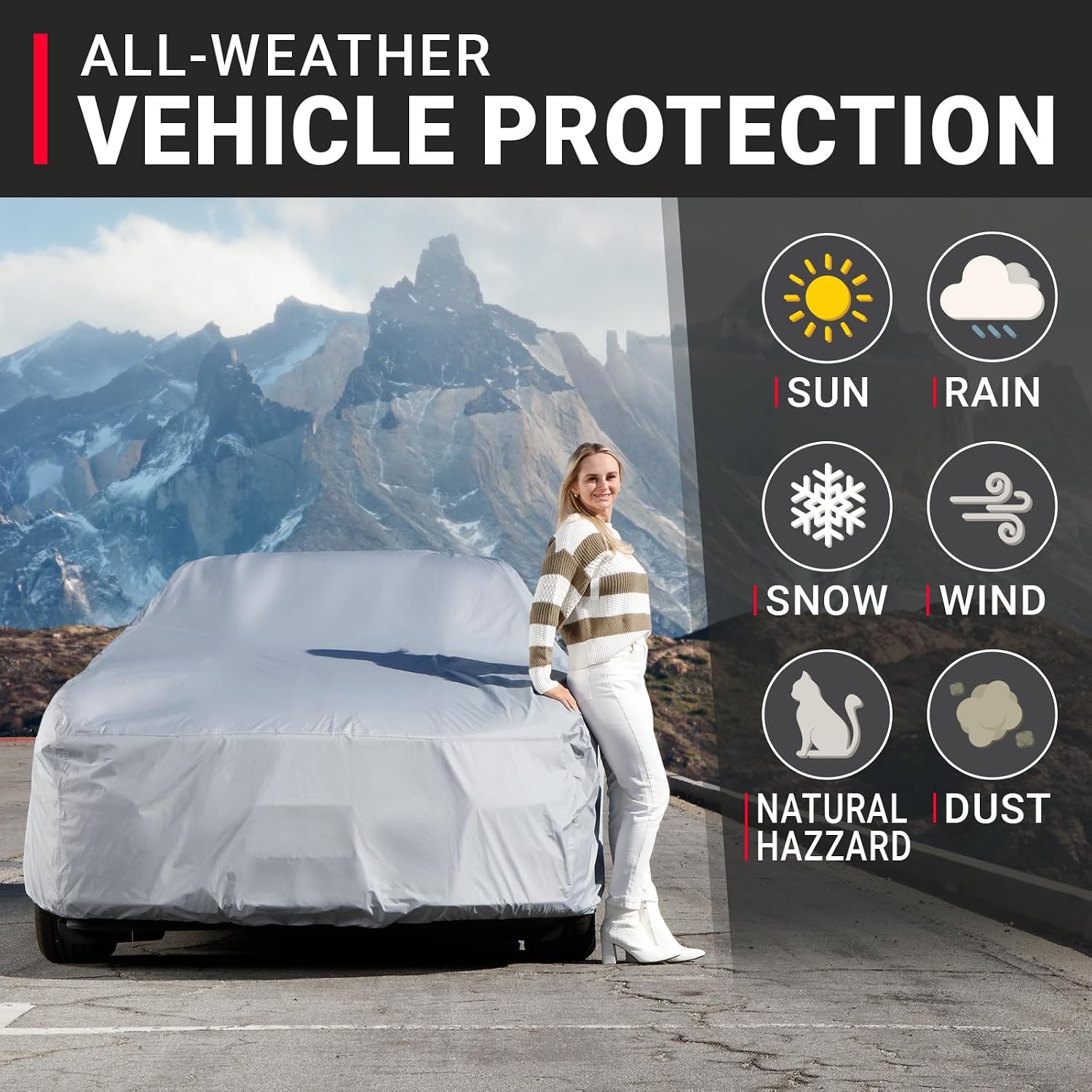 iCarCover Custom Fit [1958-1971 Chevrolet Impala] Premium Car Cover