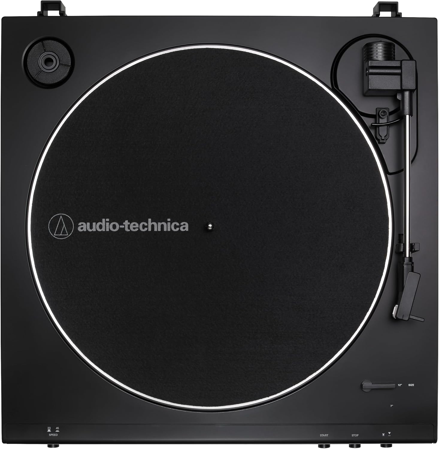 Audio-Technica AT-LP60X-BK Fully Automatic Belt-Drive Stereo Turntable, Black, Hi-Fidelity, Plays 33-1/3 and 45 RPM Vinyl Records, Dust Cover, Anti-Resonance, Die-Cast Aluminum Platter