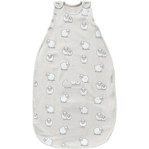 Woolino Merino Wool & Organic Cotton Baby Sleep Sack 2-24 Months – Ultimate 4-Season Baby Sleeping Bag, Universal Size Wearable Blanket, 2-Way Zipper & Adjustable Fit, Year-Round Use - Sheep