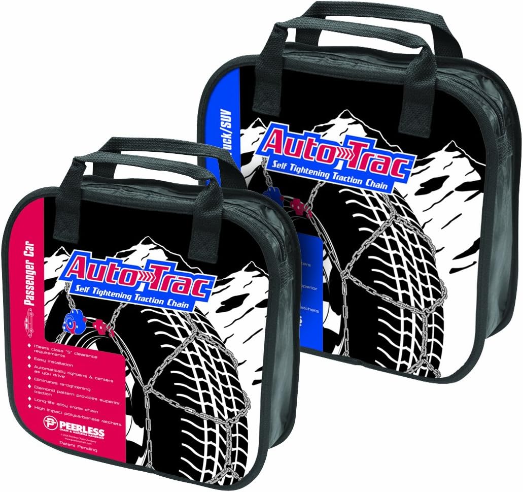 SCC Peerless 0232105 Auto-Trac Light Truck/SUV Tire Traction Chain - 2 Count (Pack of 1)