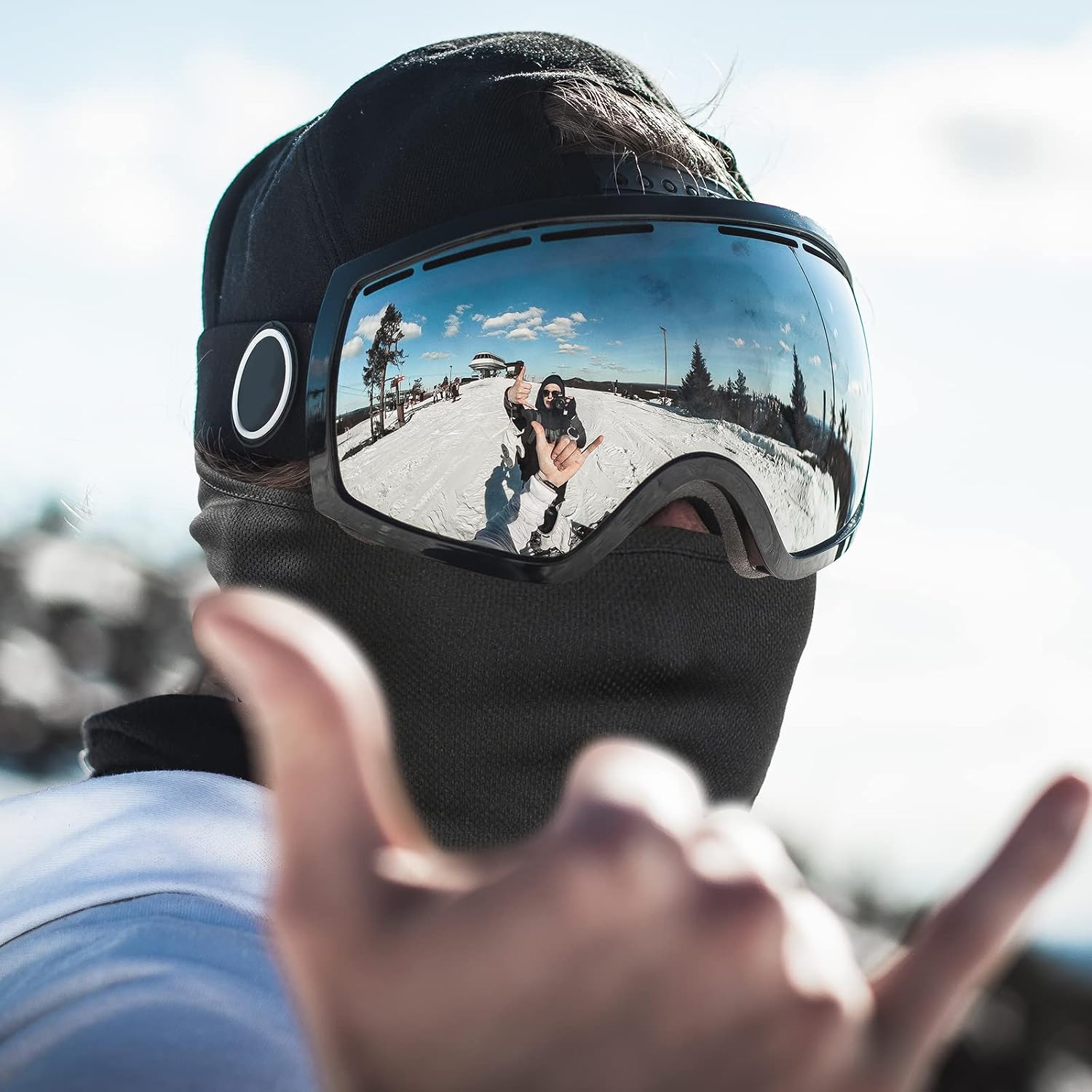 Achiou Ski Mask for Men and Women, Lightweight UV Balaclava Face Cover