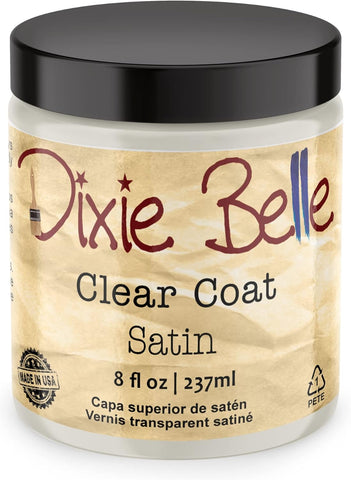 Dixie Belle Paint Company - Clear Coat Satin (32oz) - Polyacrylic Topcoat